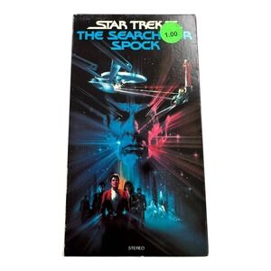 Star Trek‎ III The Search for Spock VHS Movie Paramount Pictures 1984 PG